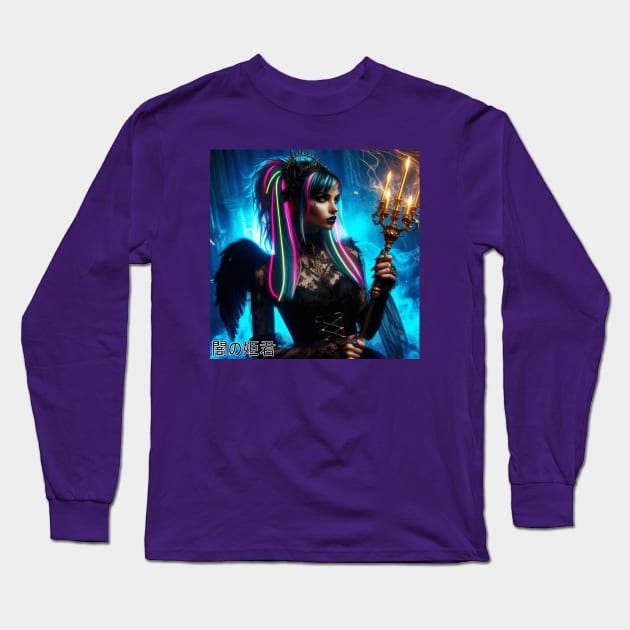 Princess of Darkness Long Sleeve T-Shirt by PlayfulPandaDesigns